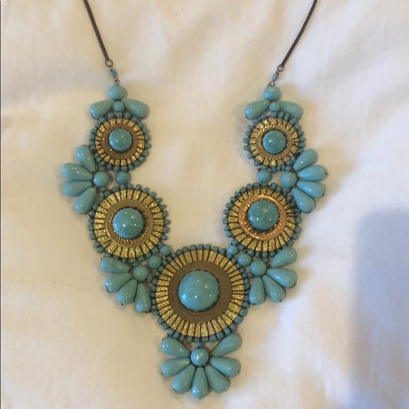 Turquoise statement necklace - Picture 1 of 1
